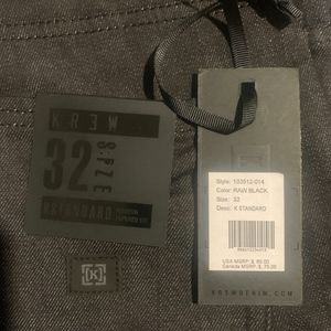 KR3W K-Standard Jeans (Raw Black)